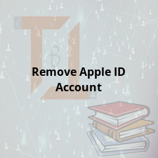 Remove Apple ID Account