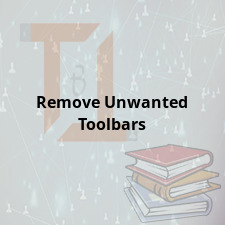Remove Unwanted Toolbars
